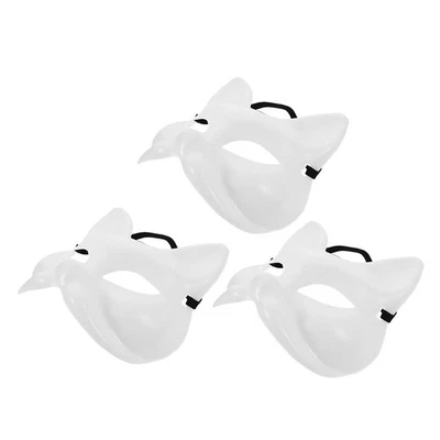  3 Pcs Halloween Maschera Costume Volpe Animale Per Animali Peluche - Immagine 1 di 4