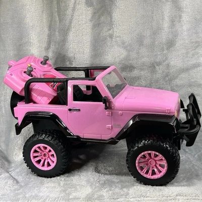 Remote Control Jeep - Pink  Jada Toys GirlMazing 1:16 Scale Turbo Boost - Image 1 of 4