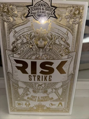 Hasbro Risk Strike Cards Dice Game Ages 10+, 2-5 Player Strategy Card Game - Image 1 of 3