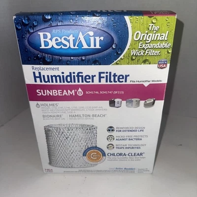 Best Air Humidifier Filters H64 Sunbeam B Holmes SCM1746 SCM1747 (SF213) New  - Image 1 of 4