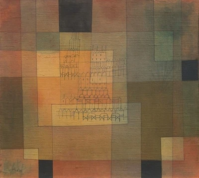 Polyphonic Architecture : 1930 : Paul Klee : Archival Art Print - Image 1 of 2