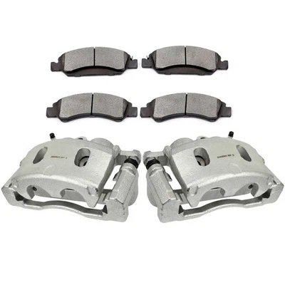 Front For 2008-2016 Cadillac Escalade Brake Calipers Brake Pads Set New 6 Pcs - Image 1 of 4