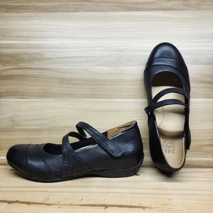 Ziera Xray-W Flats Women Leather Mary Jane 10.5 US Wide Fit - Picture 1 of 24