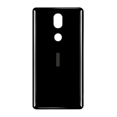 New Rear Back Housing Glass Battery Cover Case For Nokia X5 2018 5.1 Plus Black - Image 1 of 3