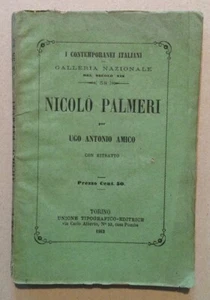 Ugo Antonio Amico Nicolò Palmeri con Ritratto UTET Torino 1862 - Foto 1 di 3