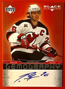 PATRIK ELIAS 2007-08 Upper Deck Black Diamond Gemography Autograph Auto Devils