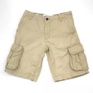 Aeropostale Cargo Shorts Mens Size 29 Tan Khaki Utility 6 Pockets Draw String - Picture 1 of 8
