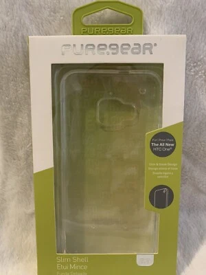 PUREGEAR SLIM SHELL CASE FOR HTC ONE M9 - CLEAR - Image 1 of 2