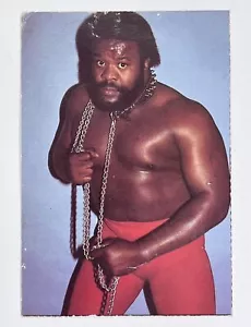 JUNKYARD DOG Perforated Postcard WWF 1985 Wieser & Wieser All-Star Wrestling JYD - Picture 1 of 2