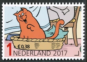 KINDERBEDANKKAART 2017-S. Zegel-a MAN EN KIND - Nr. 6321 van 8.500 - Imagen 1 de 2