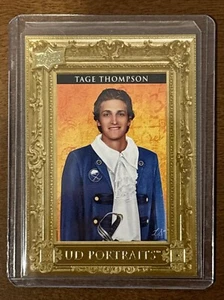 Tage Thompson 2023-24 Upper Deck Series 2 UD Portraits #P55 Buffalo Sabres - Picture 1 of 2