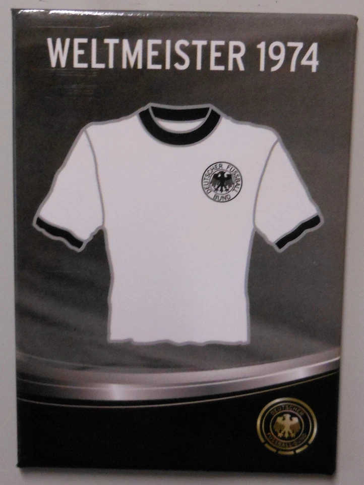 Deutschland DFB Trikot Magnet Weltmeister 1974 Kühlschrankmagnet Fan Deko FPMA1 - Bild 1 von 1