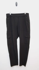 Pantaloni Athleta taglia 12 594971 Chelsea Cargo Utility Pants neri tasche - Foto 1 di 15