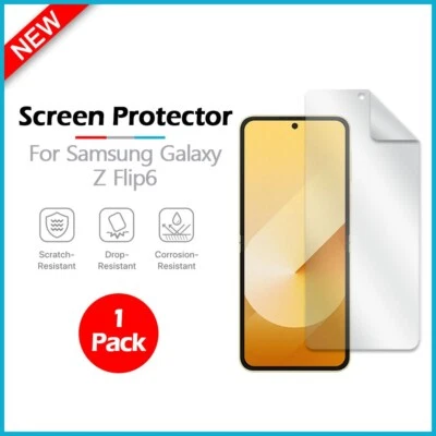 B2G1 FREE LCD Clear HD Hydrogel Film Screen Protector for Samsung Galaxy Z Flip6 - Image 1 of 4