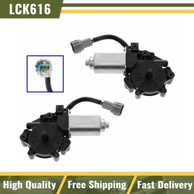 Juego de pares de motores elevadores de ventana eléctricos delanteros izquierdo y derecho para Nissan Infiniti Dorman Foto 1 de 4