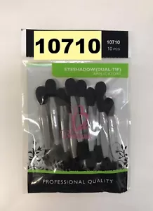 BLOSSOM EYESHADOW ( DUAL-TIP) APPLICATOR #10710 10 PCS IN A PACK - Picture 1 of 3