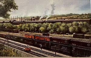 1950 New York Central - Pittsburgh & Lake Erie Railroad Company Youngstown, Ohio - Picture 1 of 3