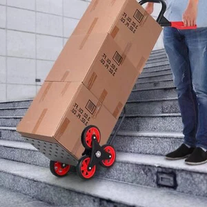 Heavy Duty Folding Whel Trolley Stair Climbing Trolley Foldable Hand Trucks - Picture 1 of 9