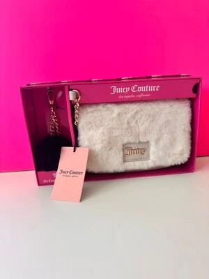 Cartera Bandolera Juicy Couture Ángel Blanco Difuso y Llavero Negro 💕 Foto 1 de 4