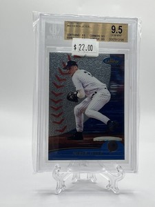 2000 Topps Finest #60 Derek Jeter New York Yankees BGS 9.5