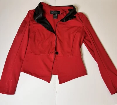 Chaqueta roja Kardashian Kollection para mujer talla XS Foto 1 de 4