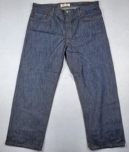 Pantalones de mezclilla para hombre Levis Straus & Co. 569 sueltos de corte recto azul 5 bolsillos talla 42 - Imagen 1 de 10
