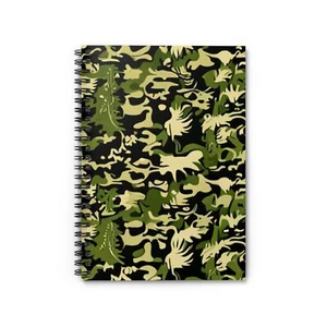 Spiral Notebook - Ruled Line_118 Pages_Camouflage Pattern #2(Only Front) - Picture 1 of 4