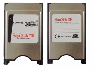 Adaptateur CompactFlash SANDISK VERS PCMCIA CF ATA carte PC TO CF pour CNC GE Fanuc - Photo 1 sur 4