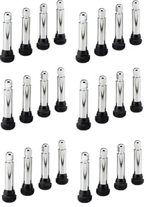 (6) ea Bell Automotive 04184-M 4 Pack Chrome 418 Tubeless Tire Valves - Picture 1 of 4