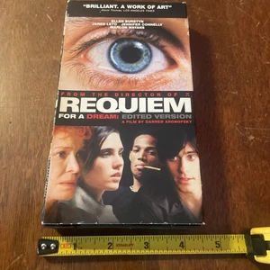 Requiem For A Dream (VHS, 2000) Unrated Artisan Full-length Screener Thriller - Picture 1 of 6