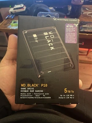Western Digital Black P10 5TB External Hard Drive 2.5 Inch (WDBA3A0050BBK) - Image 1 of 2