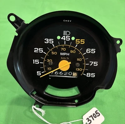 Velocímetro velocímetro cuadro de instrumentos GM 73-87 Chevy GMC Truck OEM 81-87 76 K Foto 1 de 4