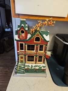 Vintage Mr. Christmas The Night Before Christmas Storytelling House 1998  - Bild 1 von 15