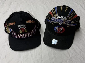 Vintage NBA Chicago Bulls 1997 Champions Room Hat Logo Athletics Staters Hat - Bild 1 von 19