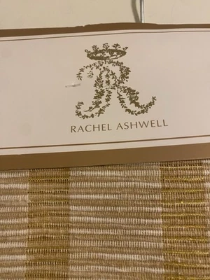 Rachel Ashwell Cynthia Rowley Gold 16 x 90 Table Runner NEW PERFECT FOR HOLIDAYS - Image 1 of 4