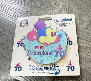 Spilla Disney Disneyland 70° Anniversario Topolino Conto alla Rovescia Mini Jumbo LE - Foto 1 di 2