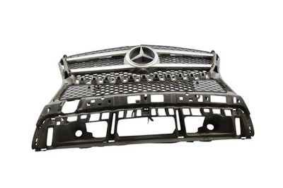 13-16 Mercedes GL450 X166 Base Front Bumper Grill Frame Assembly A1668802940 Oem - Image 1 of 4