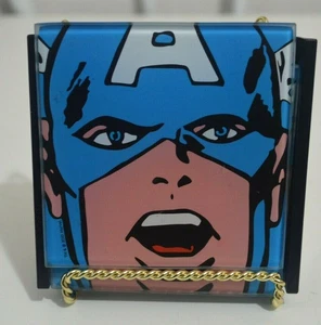 Captain America Square Coasters Set of 4 - Picture 1 of 5