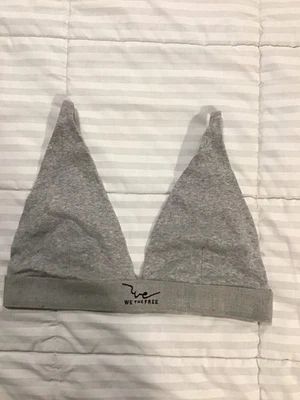 We The Free People Intimately Bra Medium Gray Adjustable Straps 2 Clasp Closure￼ - Image 1 of 4