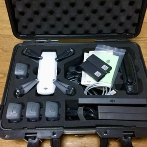 Dji Spark Fly More Combo Alpine White Drone Compact Quadcopter With Camera Gps - Picture 1 of 5