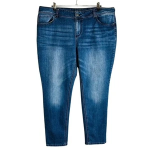 Jeans ajustados Maurices para mujer talla 22W Reg Plus azules bolsillos elásticos denim - Imagen 1 de 7