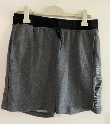 Pantalones cortos grises para hombre, marca Everlast, talla L, poliéster/algodón/elastano  Foto 1 de 4