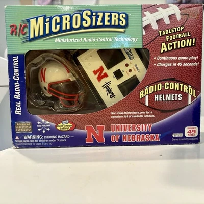 University of Nebraska Huskers Radio Control Helmet 2003 RC Micro Sizers NEW - Image 1 of 4