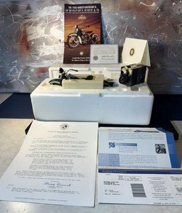 Franklin Mint Harley Davidson 1936 Knuckleheads Both 1:10 And 1:24 Scale NIB - Picture 1 of 6