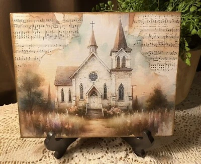 Church Chapel, Sheet Music, Handcrafted Plaque / Sign - Image 1 of 3
