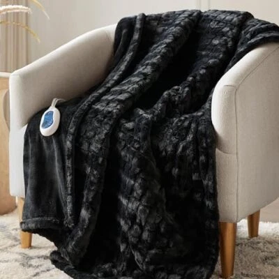 Beautyrest Zuri Reversible Piel Sintética a Visón Eléctrico Tamaños Surtidos, Colores  Foto 1 de 4