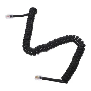  Telephone Spiral Cable Landline Extension Cord Telephone Handset Cable Coiled - Zdjęcie 1 z 12