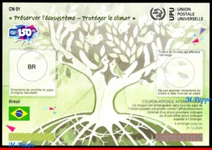 BRASILIEN 2024 2026 IRC INTERNATIONAL REPLY COUPON RESPONSE, UPU CLIMATE UNBENUTZT POSTFRISCH - Bild 1 von 2