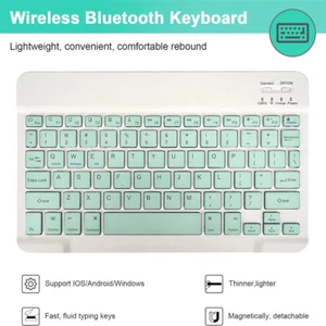 Bluetooth Keyboard Mouse Case Cover For iPad 5/6/7/8/9/10th Gen Air 4 5 6 Pro 11 - Picture 1 of 58