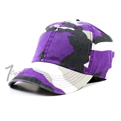 Hombres Mujeres Ajustable Camuflaje Algodón Gorra de Béisbol Polo Militar Ejército Gorra Foto 1 de 4